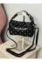Women's Black Nila Model Studded Hand & Shoulder Bag - 6