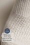 3-Piece White Men's Sports Cotton Seamless Striped Towel Sole Tennis Socks - Premium - 2
