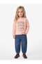 Teddy Bear Printed Crew Neck Long Sleeve Cotton T-Shirt