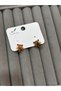 ⁠ Cute Cat Figured Enamel Earrings for Children and Teenagers - Gold Color Hoop Earrings ⁠ - 2