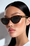 Prevalla Leopard Black Uv400 Protected Women's Sunglasses