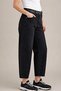 High Waist Black Baggy Jean Denim Pants - Leather Belt Gift Included - 2