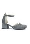 İremsu 2811 Girl's Heeled Closed Toe Shoes PLATINUM-SILVERY - 2
