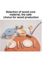 10-Piece Wooden Pretend Play Kitchen Toys Set, Miniature Accessories for Kids - 2