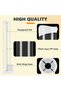 Wall Mount Ice Cream Cone Dispenser Holder,21 Inch Length,Magnetic and Adhesive Installation,Transparent Storage Sleeve for Waffle and Cake Cones - 4