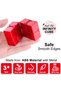 Metal Rubik’s Cube Portable Puzzle Toy, Sturdy & Durable Stress Reliever Red - 4