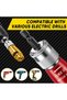 7-in-1 Wire Stripping and Twisting Tool Set for Drills,Aluminum Alloy Electrician Tools for 6-14 AWG Cables - 7