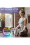 Bluetooth Speaker, Smart, Wireless Phone Charger, LED RGB Night Light, Charging Station, Alarm Clock, APP Control, for Bedroom, Black - 4