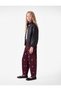 High-Waisted Cotton Polka-Dot Balloon-Fit Denim Trousers - 2