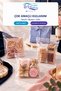 26X40+5 cm 500 Pieces Transparent Gelatin Tape Bags |   Dowry Bag Adhesive Packaging Bag - 5