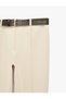 Ribbed Belted High Waist Pants with Foot Straps - 8