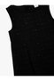 Crew Neck Sleeveless Tweed Gilet Dress - 6