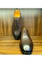 Genuine Leather Real Leather Handmade Brown Classic Men's Shoes - 6