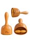 Wooden Maderotherapy Swedish Cup with Roller and Rotating Head - Anti Cellulite - 3