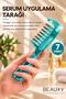 Serumia Turquoise 7 Metal Tip Container Hair Root Serum and Care Oil Application Comb