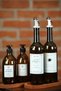 6-Piece Set with Wooden Stands, 2-Piece Amber 750ml Oil Dispenser, 2-Piece Amber Soap Dispenser, Kitchen Oil Dispenser, Soap Dispenser Set - 3