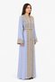 Women's Long Caftan with Shiny Stones and Pearl Work - 3