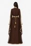 Women's Long Shiny Stone Detailed Two-Piece Kaftan - 4
