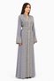 Women's Long Caftan with Shiny Stones and Pearl Work - 3