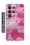 Samsung Galaxy S26 Ultra Compatible Pink Pony Patterned Transparent Phone Case