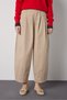 Women's Stone Waist Elasticized Loose Cut Premium Trousers 32030 - 5