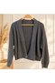 Single Button Balloon Sleeve Knitted Cardigan - 3