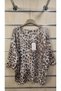 Italian Sweater Leopard Pattern Half Sleeve - 2