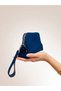 Women's Zippered Iron Snap Detailed Handbag-Wrist Bag
