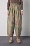 Women's Camouflage Pattern Elastic Waist Loose Cut Trousers 32107 - 2