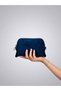 Women's Zippered Iron Snap Detailed Handbag-Wrist Bag - 2
