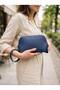 Women's Zippered Iron Snap Detailed Handbag-Wrist Bag