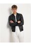 Men's College Collar Leather Jacket - 2