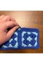 Handmade Knitted Makeup Bag or Pen Holder - Multi-Purpose Bag Organizer. Measurements Are Specified in the Description. - 4