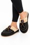 Women's Plush House Slippers Black - 2