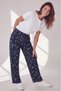 Women's velvet pajama bottoms tracksuit cotton - 7