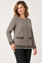 New Model Hattuş Yarn Knitwear Knitted Winter Mother Cardigan 7435 - 4