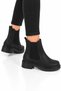 Short Heeled Zippered Women's Boots Black - 4