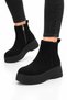 Women's Nubuck Cold-Proof Boots Black - 2