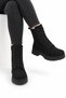 Children's Anti-Slip Sole Cold-Resistant Boots Black-Black - 4