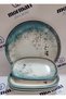 Porcelain Marble 15 Piece Breakfast Set - 5