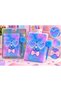 Cuties Candy Plush Scrapbook and Pompom Pen Set – Featuring Stars, Hearts, and Adorable Patterns - 2