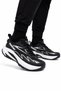 Men's Imported Sole Sports Shoes Black - White - 4