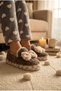 Women's Bowknot Soft Plush Slippers with Fur Inside, Non-Slip Sole, Winter Warm Home Slippers, Home Boots - 8