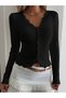 Women's Lace Detailed Cotton Buttoned Blouse - 2