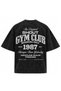 Gym Club Heavyweight Boxy Fit Unisex T-Shirt