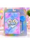 Cuties Candy Plush Scrapbook and Pompom Pen Set – Featuring Stars, Hearts, and Adorable Patterns - 4