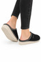 Women's Padded Sole Comfort Home & Outdoor Slippers Black - 4