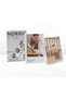 Decorative Books, 3-Piece Foldable Display Set for Home