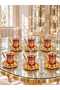 Pandokraf Pattern Original Gilded 18 Piece Tea Set with Spoon - 2