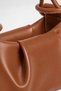Women's Jasmine Tan Faux Leather Drawstring Knot Handle Mini Hand and Shoulder Bag with Star Accessories - 7